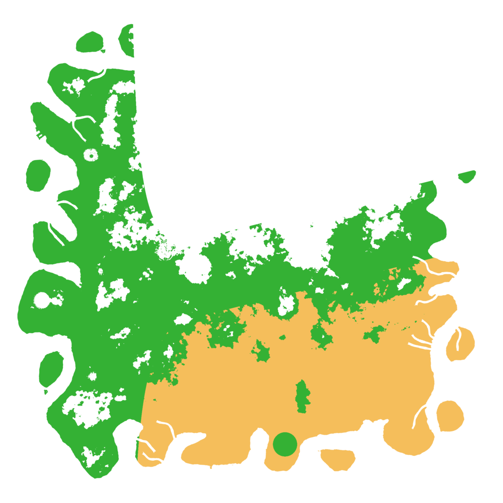 Biome Rust Map: Procedural Map, Size: 5500, Seed: 1