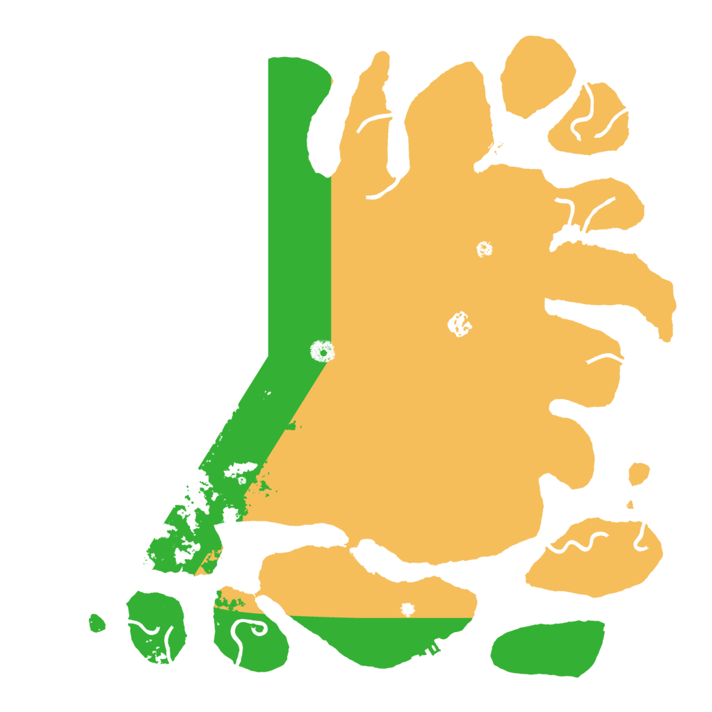 Biome Rust Map: Procedural Map, Size: 4500, Seed: 34521