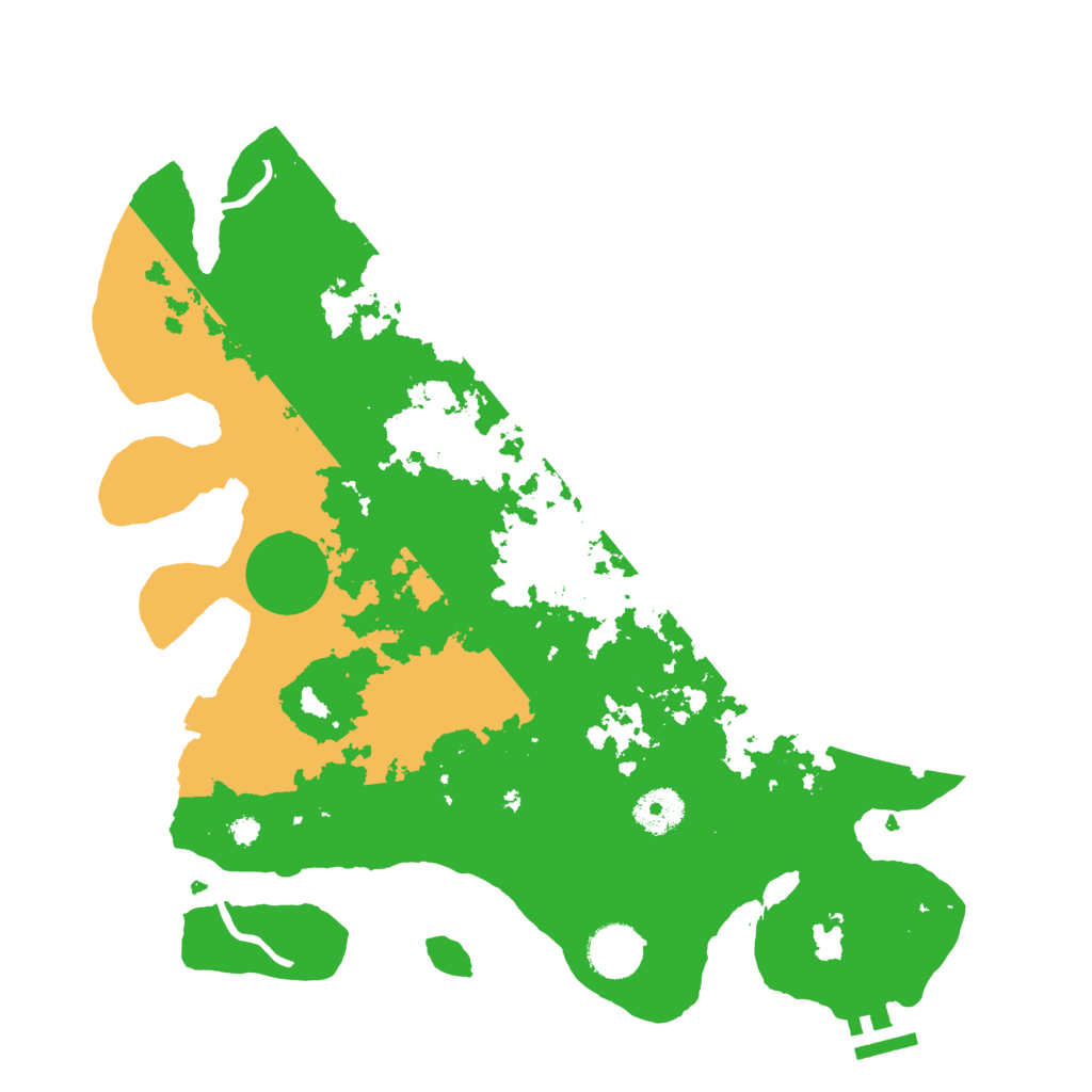 Biome Rust Map: Procedural Map, Size: 3500, Seed: 235730220