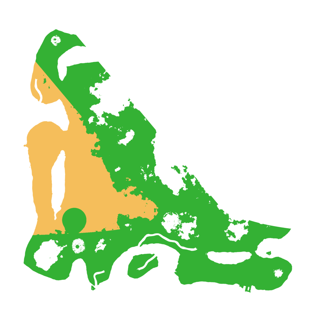 Biome Rust Map: Procedural Map, Size: 3500, Seed: 448121252