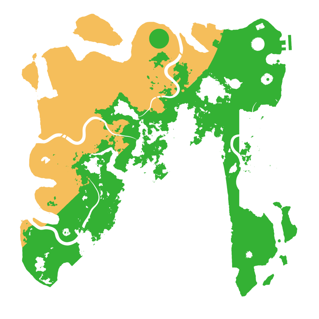 Biome Rust Map: Procedural Map, Size: 4250, Seed: 15555555