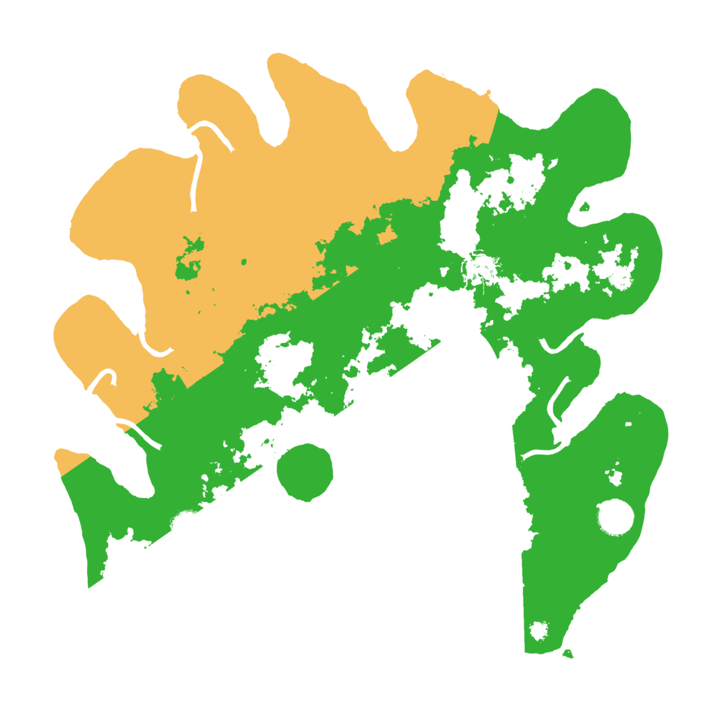 Biome Rust Map: Procedural Map, Size: 3500, Seed: 225631758