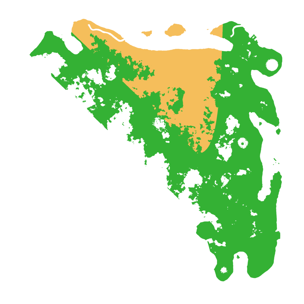 Biome Rust Map: Procedural Map, Size: 4500, Seed: 432563