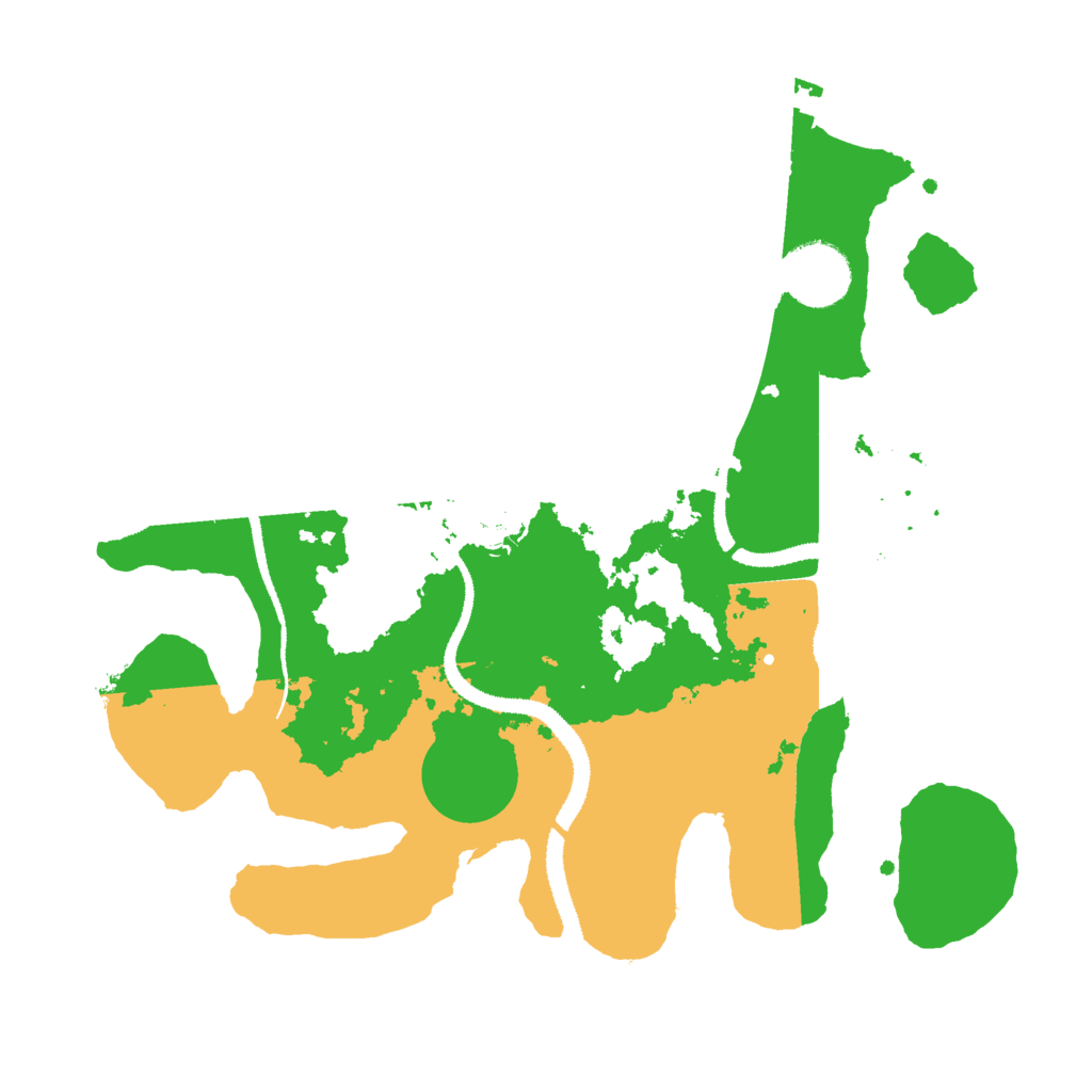 Biome Rust Map: Procedural Map, Size: 3000, Seed: 21278