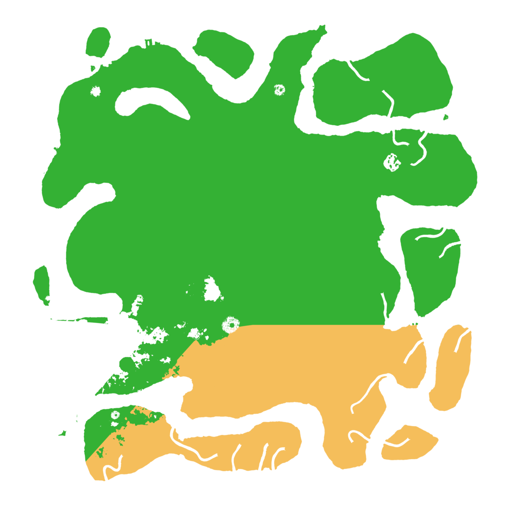 Biome Rust Map: Procedural Map, Size: 4500, Seed: 6546443