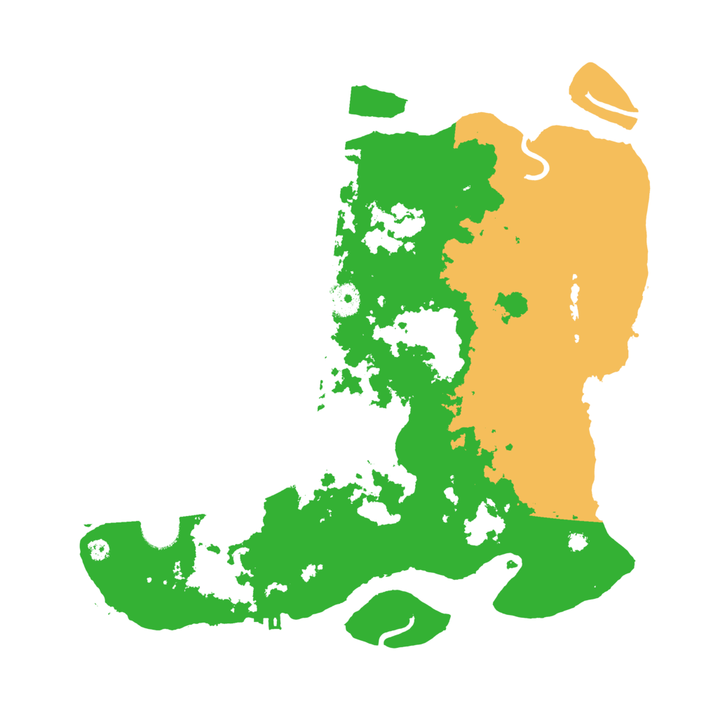 Biome Rust Map: Procedural Map, Size: 3500, Seed: 5889416