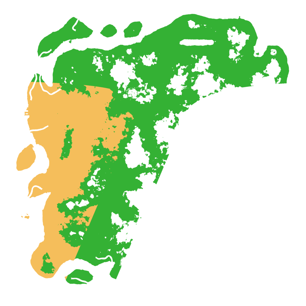 Biome Rust Map: Procedural Map, Size: 5000, Seed: 23