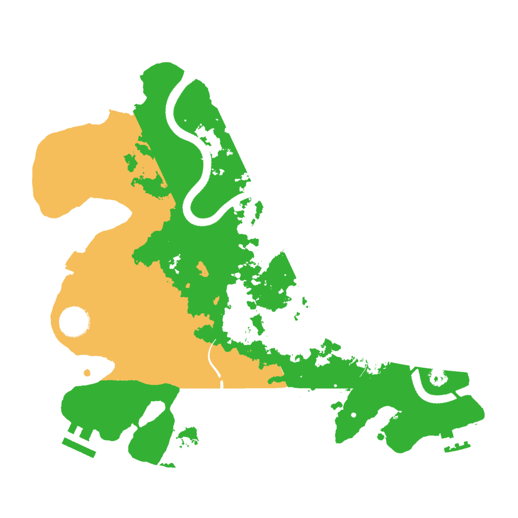 Biome Rust Map: Procedural Map, Size: 3000, Seed: 2057189500