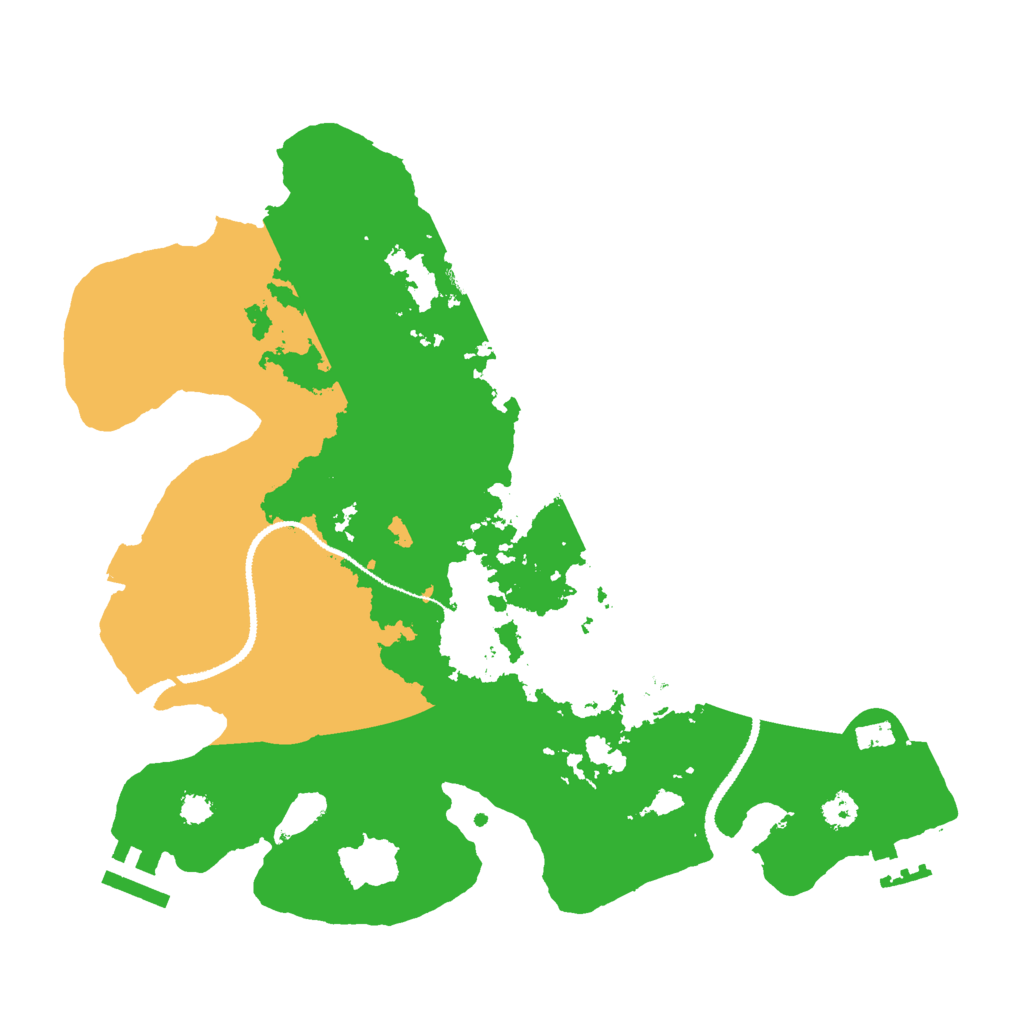 Biome Rust Map: Procedural Map, Size: 3000, Seed: 2057189500