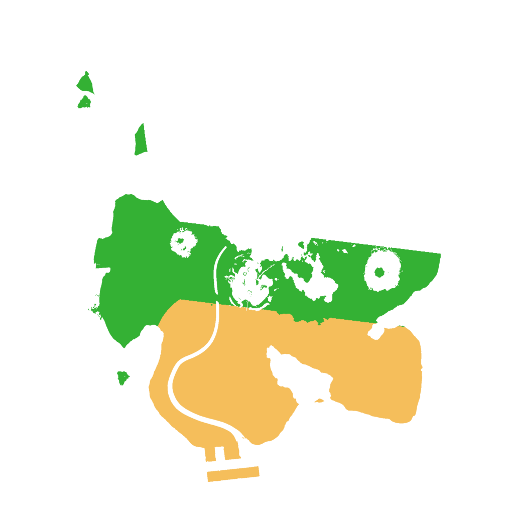 Biome Rust Map: Procedural Map, Size: 2000, Seed: 2147483645