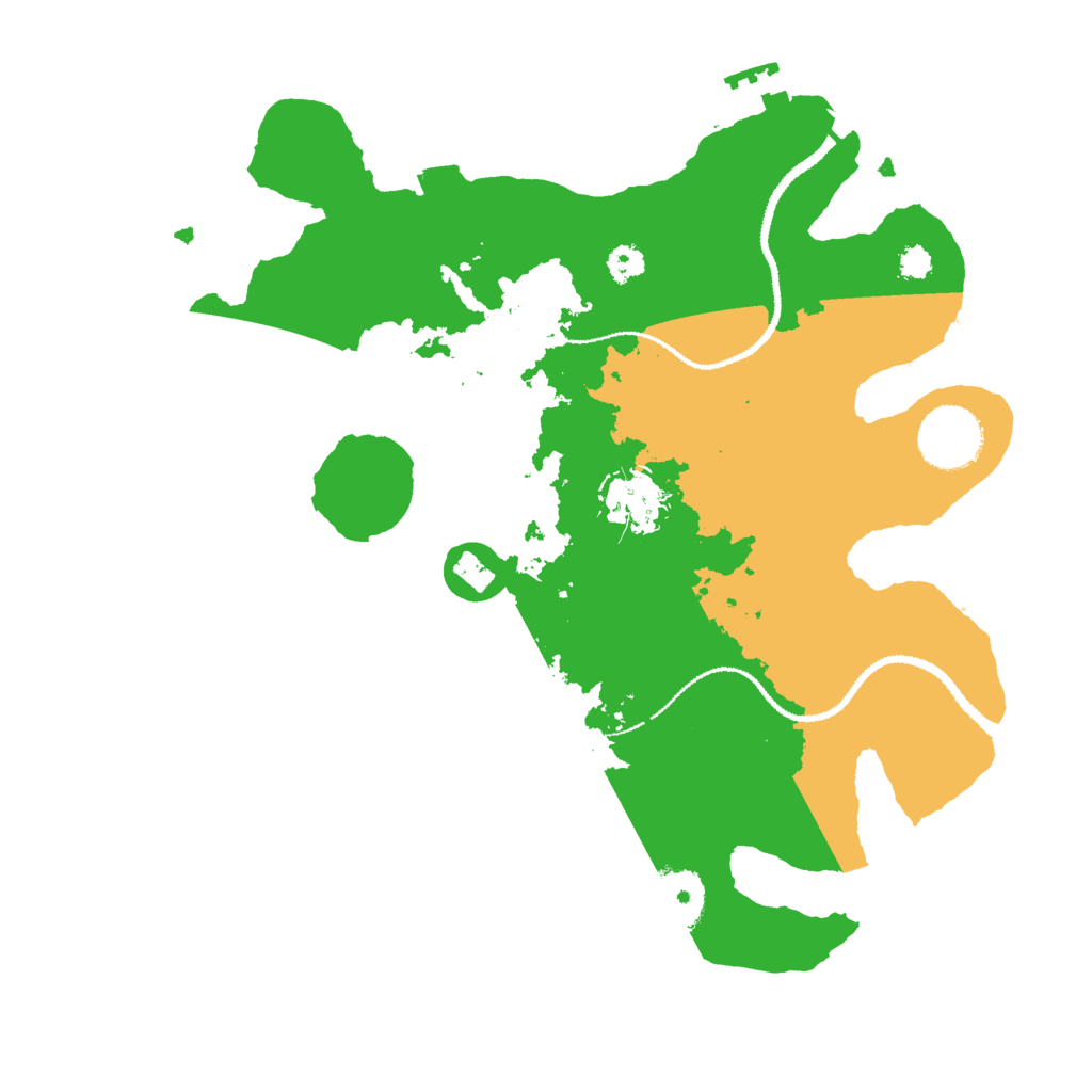 Biome Rust Map: Procedural Map, Size: 3000, Seed: 547457457