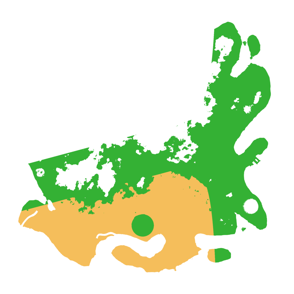 Biome Rust Map: Procedural Map, Size: 3500, Seed: 3019