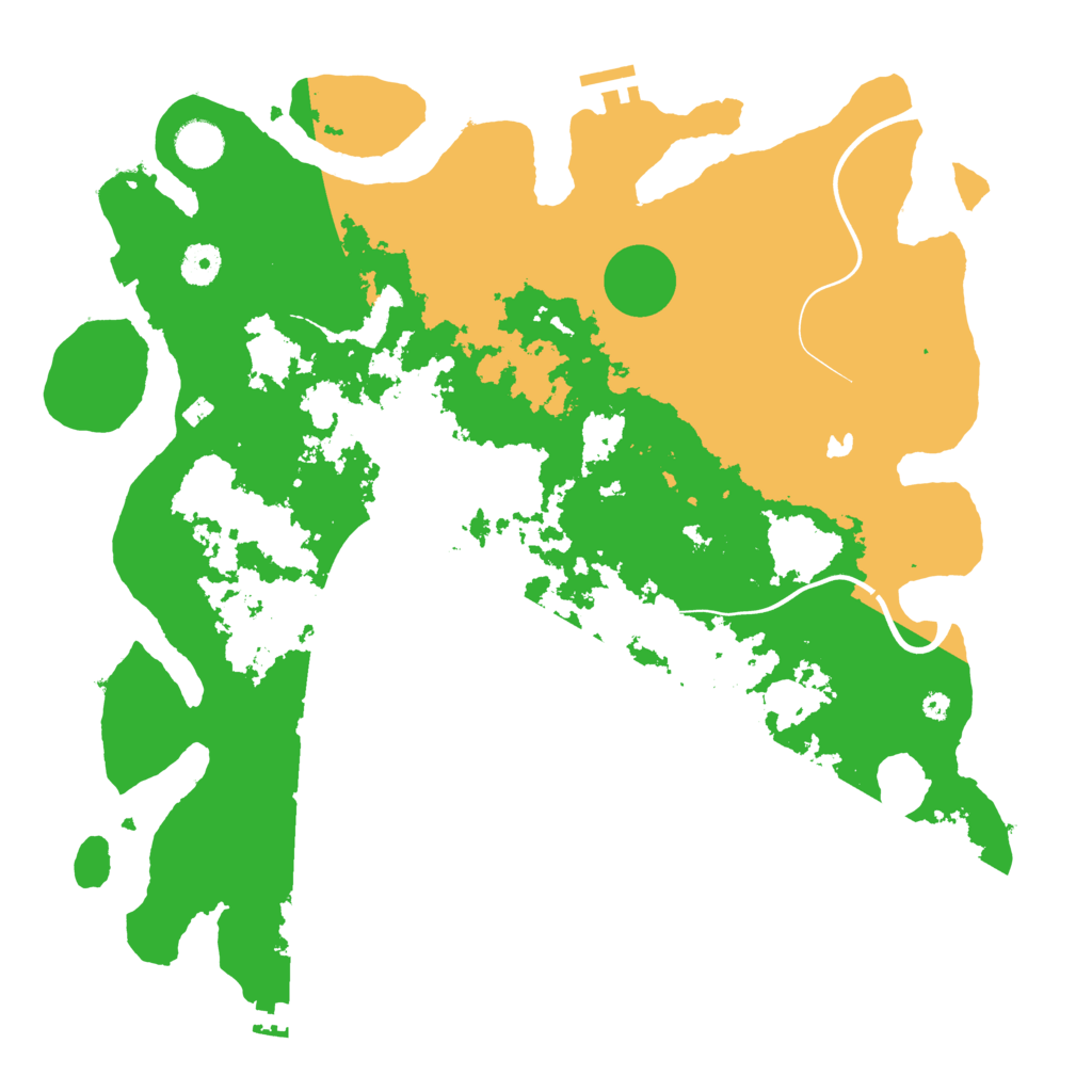 Biome Rust Map: Procedural Map, Size: 4000, Seed: 2951265