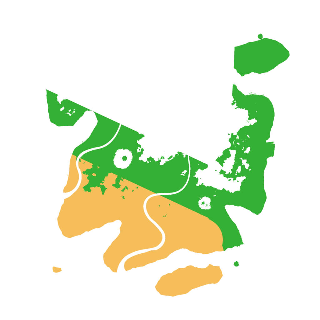 Biome Rust Map: Procedural Map, Size: 2500, Seed: 143