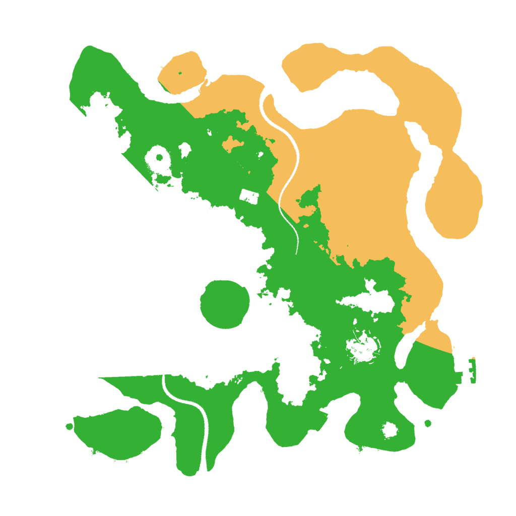 Biome Rust Map: Procedural Map, Size: 3000, Seed: 548245