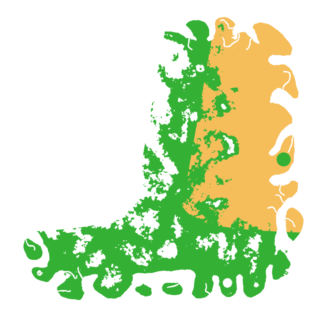 Biome Rust Map: Procedural Map, Size: 6000, Seed: 14881488