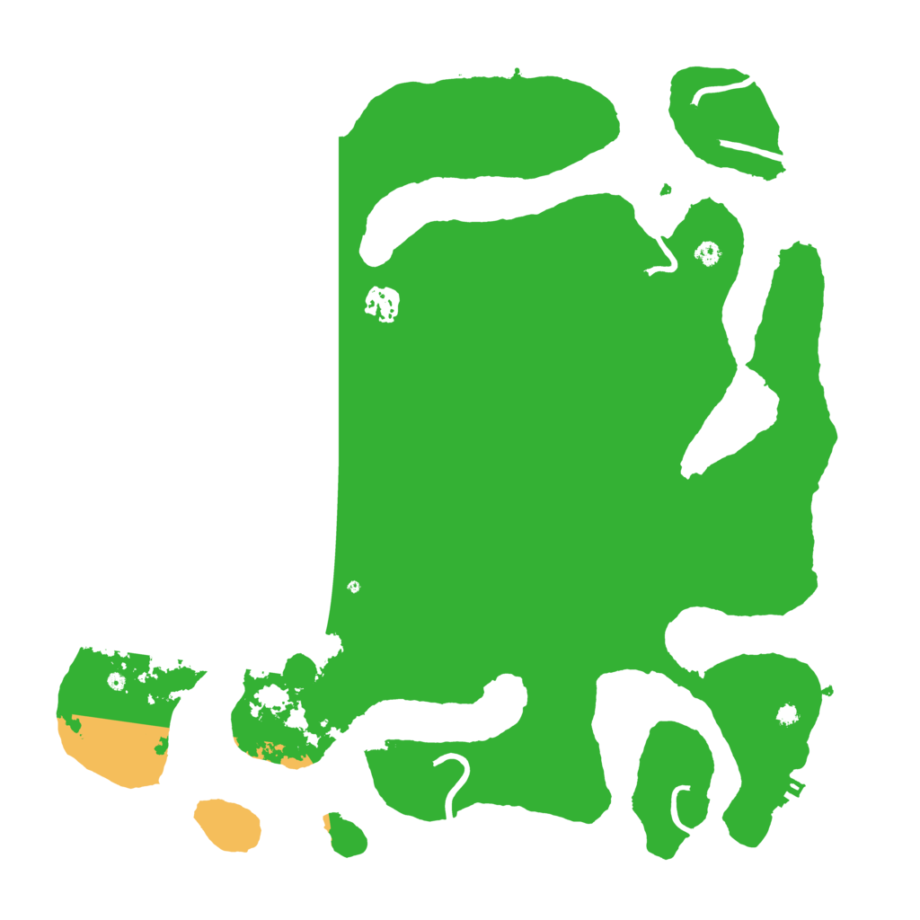 Biome Rust Map: Procedural Map, Size: 3850, Seed: 63737300