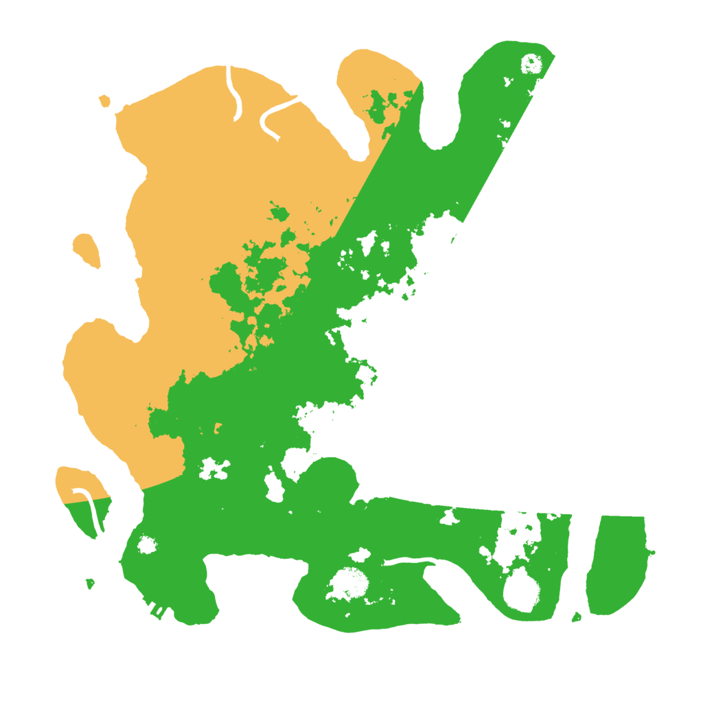 Biome Rust Map: Procedural Map, Size: 3500, Seed: 101032514