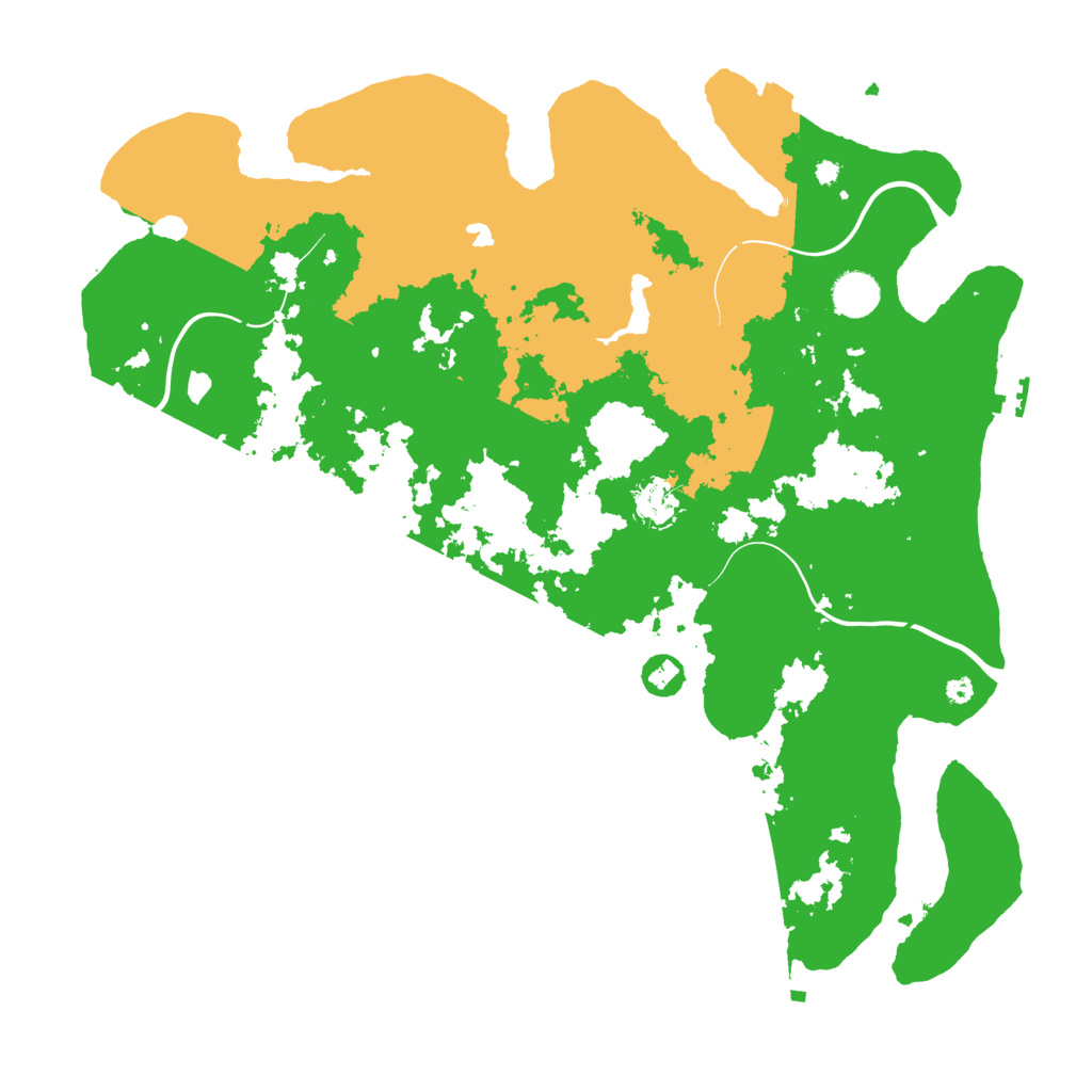 Biome Rust Map: Procedural Map, Size: 4100, Seed: 3