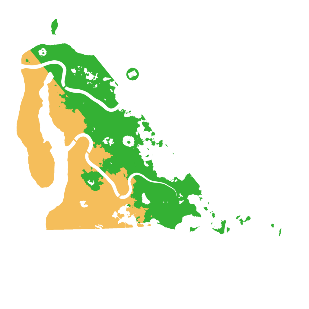 Biome Rust Map: Procedural Map, Size: 4000, Seed: 24000