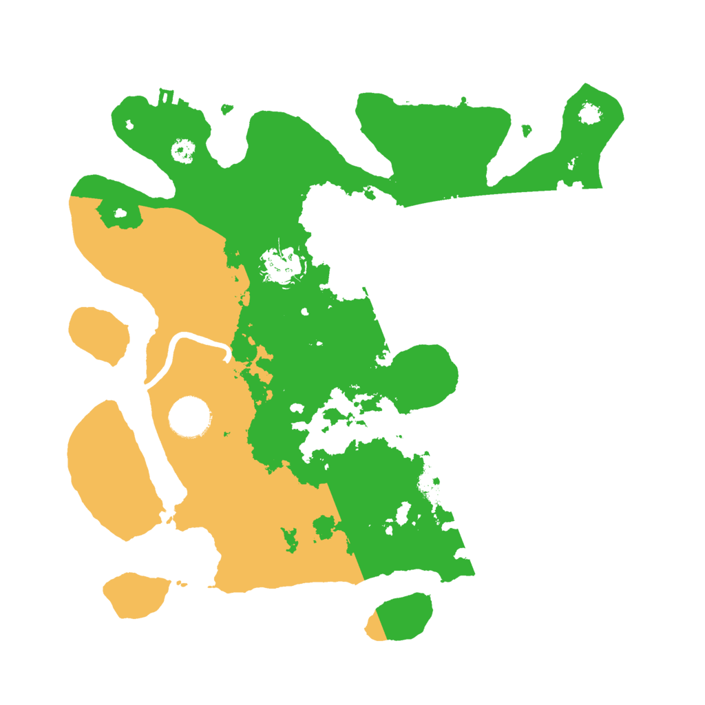 Biome Rust Map: Procedural Map, Size: 3000, Seed: 506546