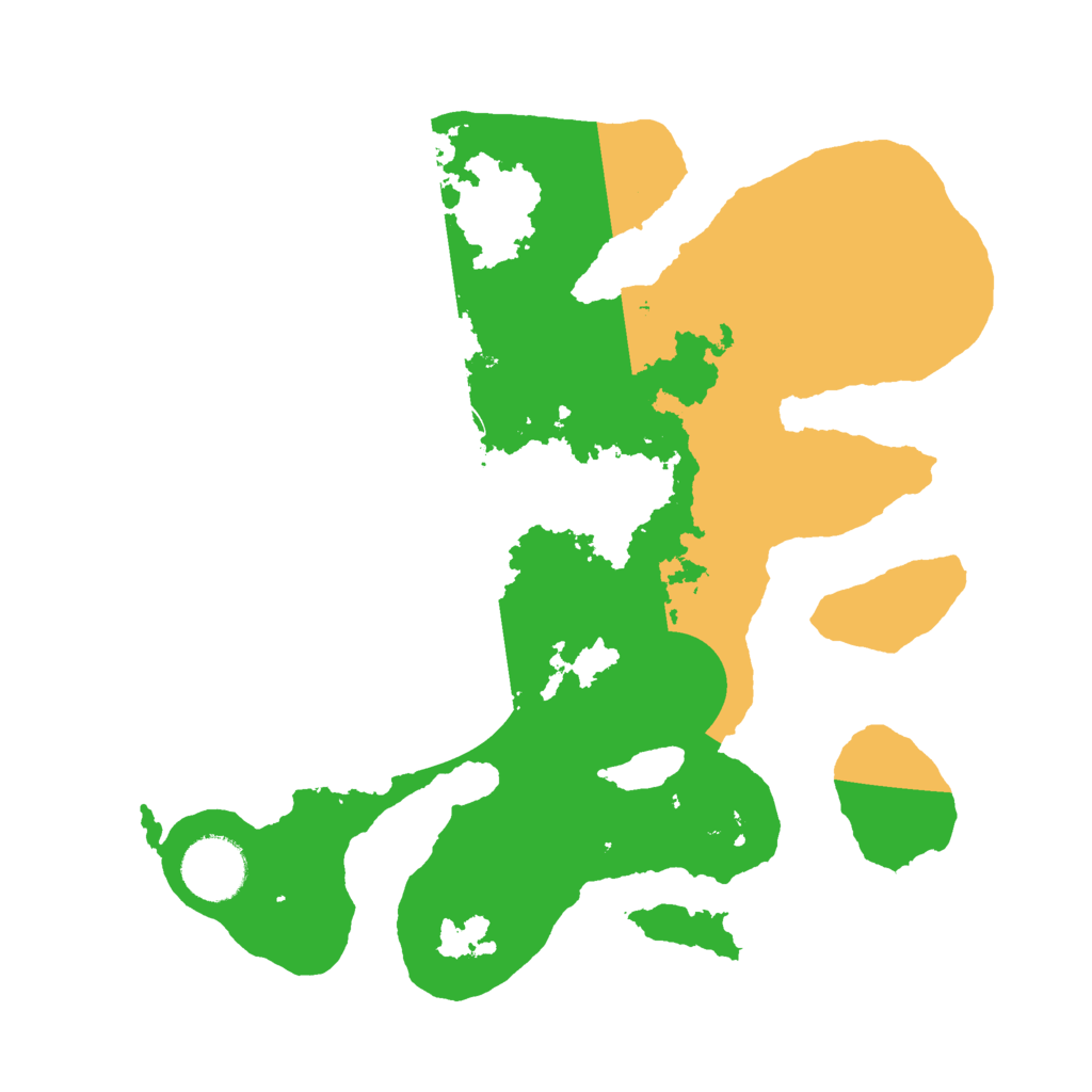 Biome Rust Map: Barren, Size: 3000, Seed: 448999380