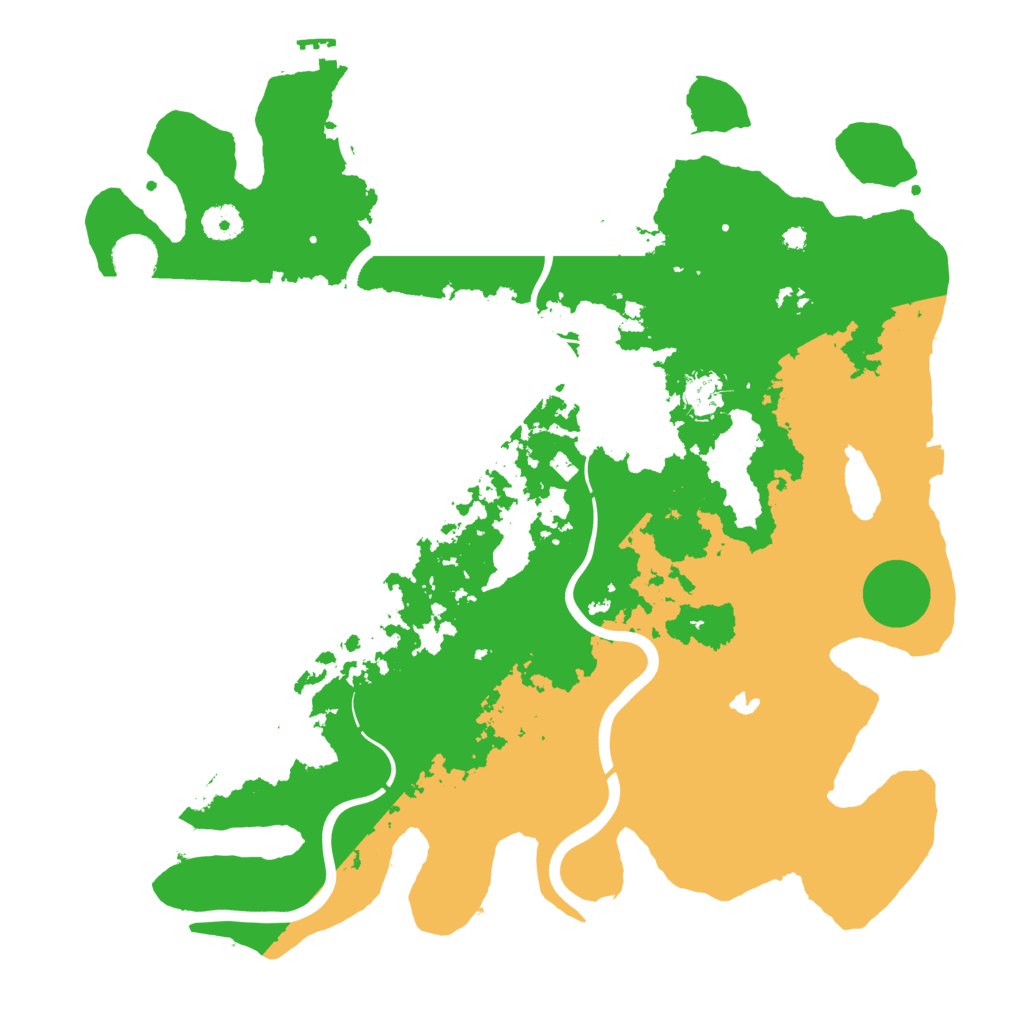 Biome Rust Map: Procedural Map, Size: 4000, Seed: 501