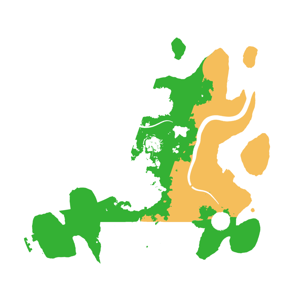 Biome Rust Map: Procedural Map, Size: 3000, Seed: 538884709