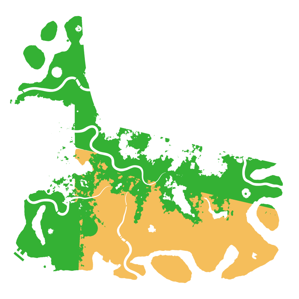 Biome Rust Map: Procedural Map, Size: 5000, Seed: 50900