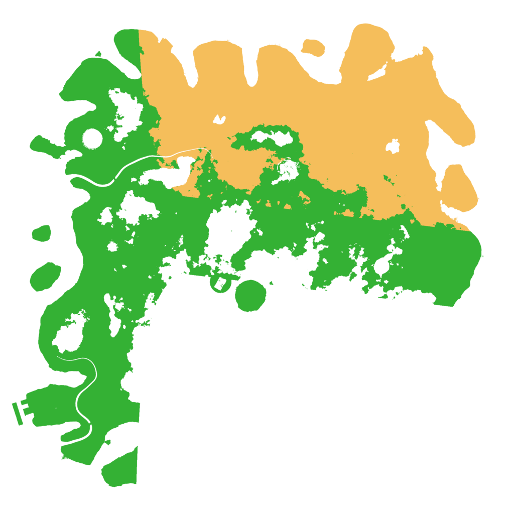 Biome Rust Map: Procedural Map, Size: 4500, Seed: 822015584