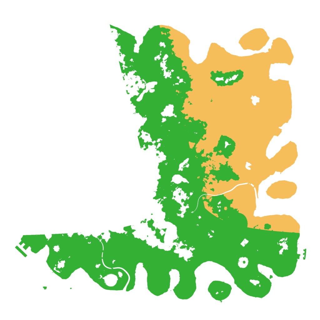 Biome Rust Map: Procedural Map, Size: 4500, Seed: 1142069027