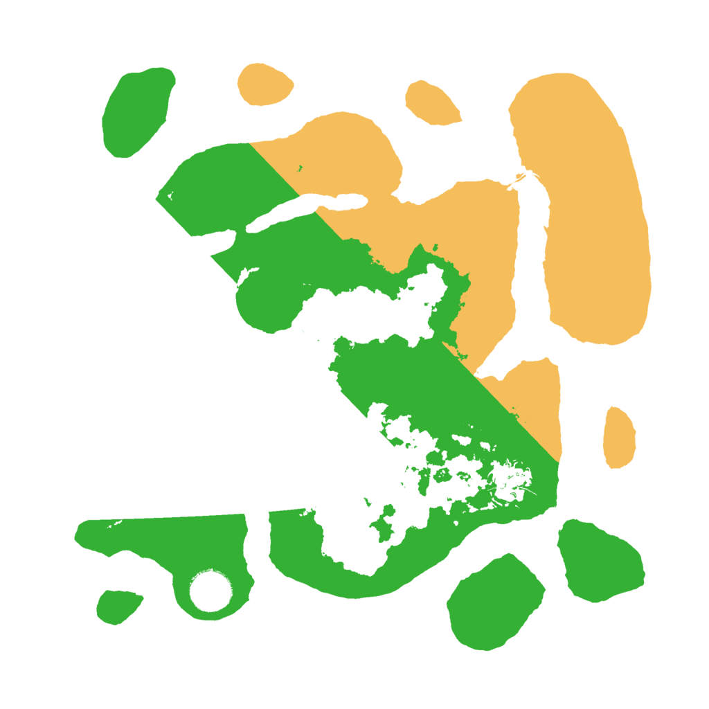 Biome Rust Map: Barren, Size: 3000, Seed: 1618726710