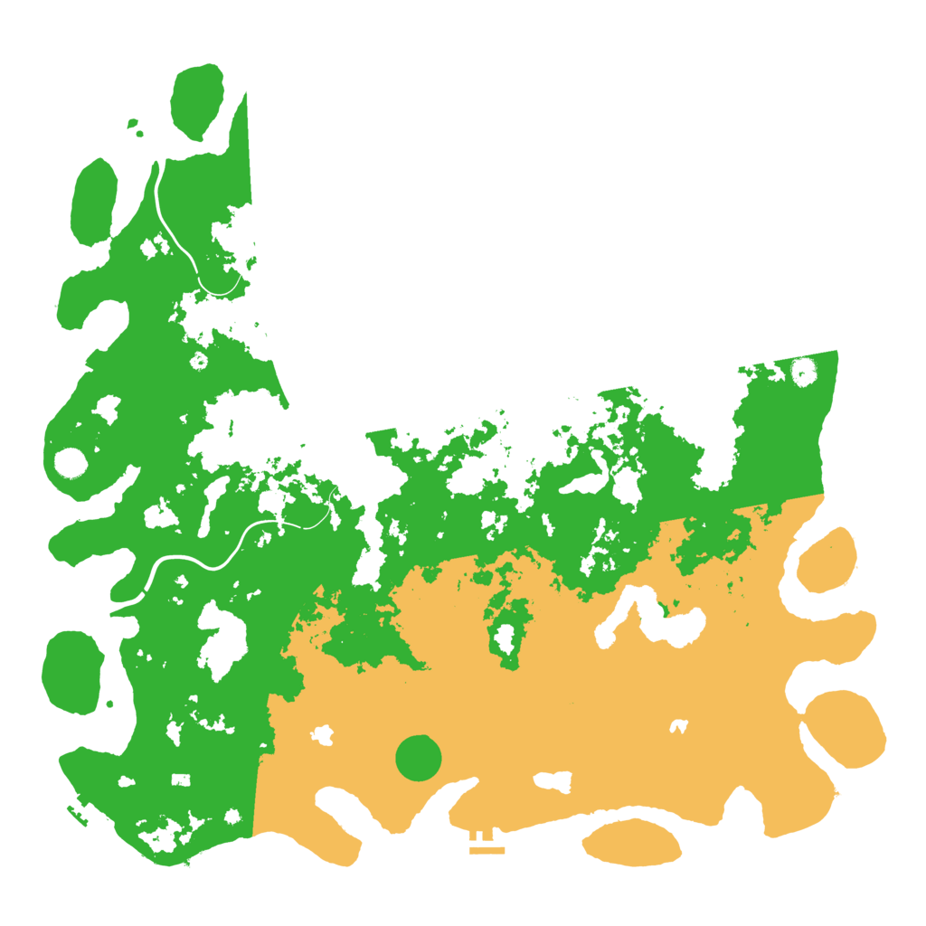 Biome Rust Map: Procedural Map, Size: 5300, Seed: 569669