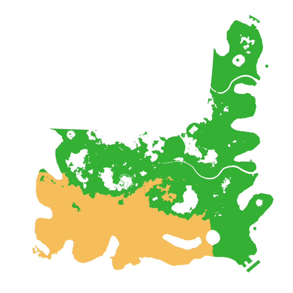 Biome Rust Map: Procedural Map, Size: 3700, Seed: 1371994116