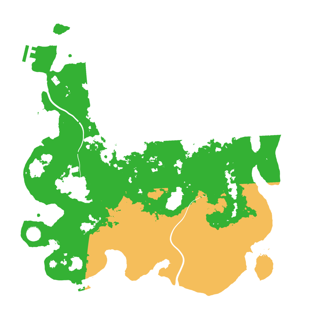 Biome Rust Map: Procedural Map, Size: 3800, Seed: 7273636