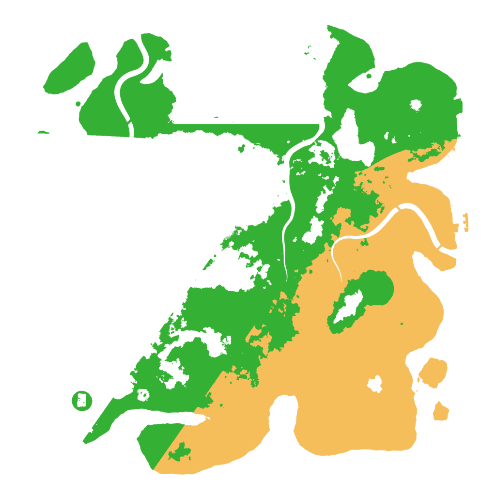Biome Rust Map: Procedural Map, Size: 4000, Seed: 395304818