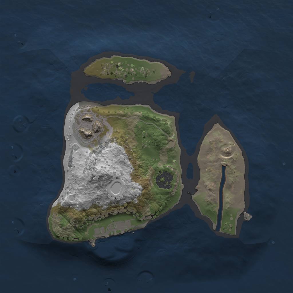 Rust Map: Procedural Map, Size: 1700, Seed: 2346, 7 Monuments