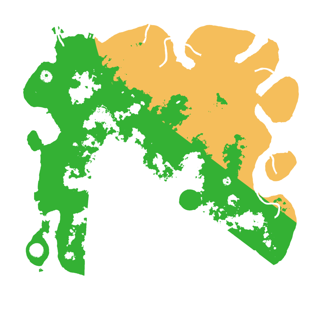 Biome Rust Map: Procedural Map, Size: 4000, Seed: 33734101