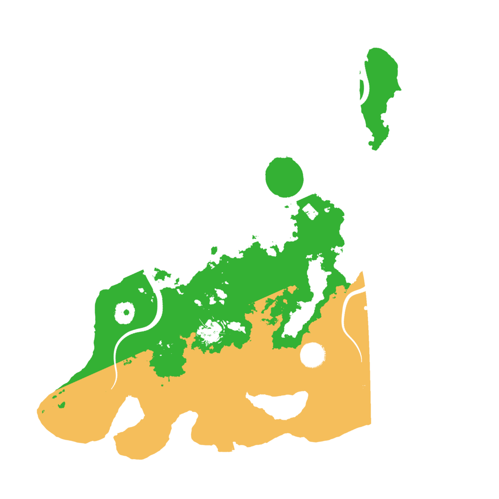 Biome Rust Map: Procedural Map, Size: 3500, Seed: 5945836