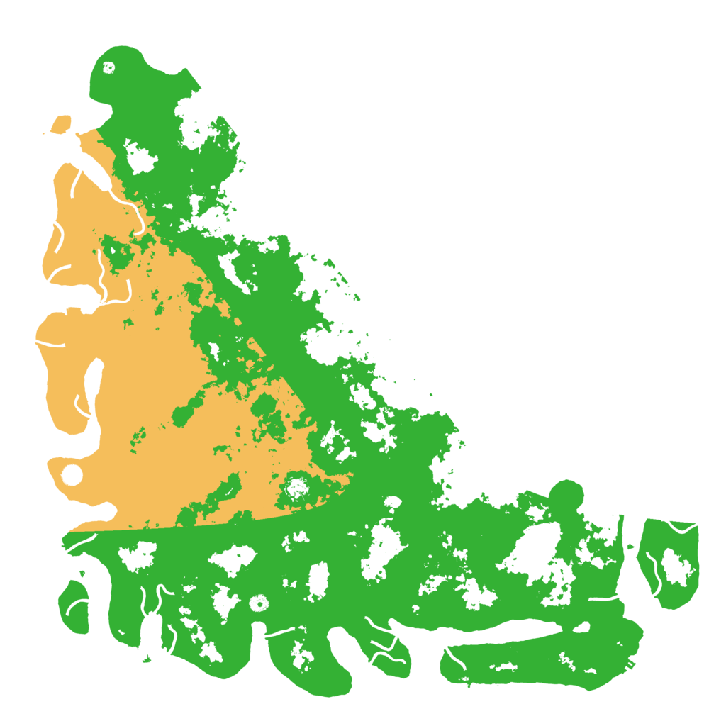 Biome Rust Map: Procedural Map, Size: 6000, Seed: 393760695