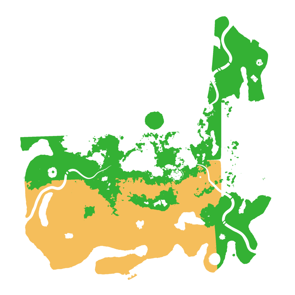 Biome Rust Map: Procedural Map, Size: 4500, Seed: 1976