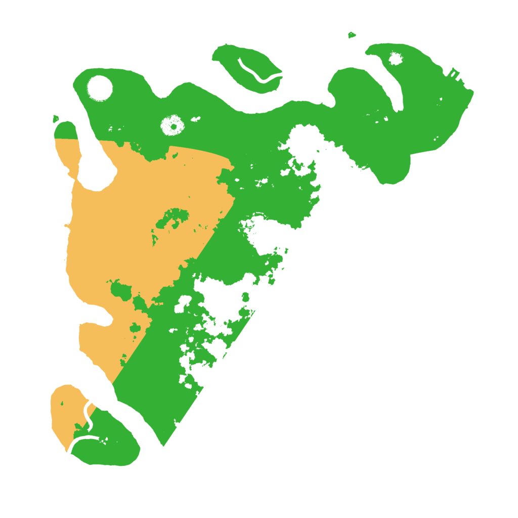 Biome Rust Map: Procedural Map, Size: 3600, Seed: 3456546