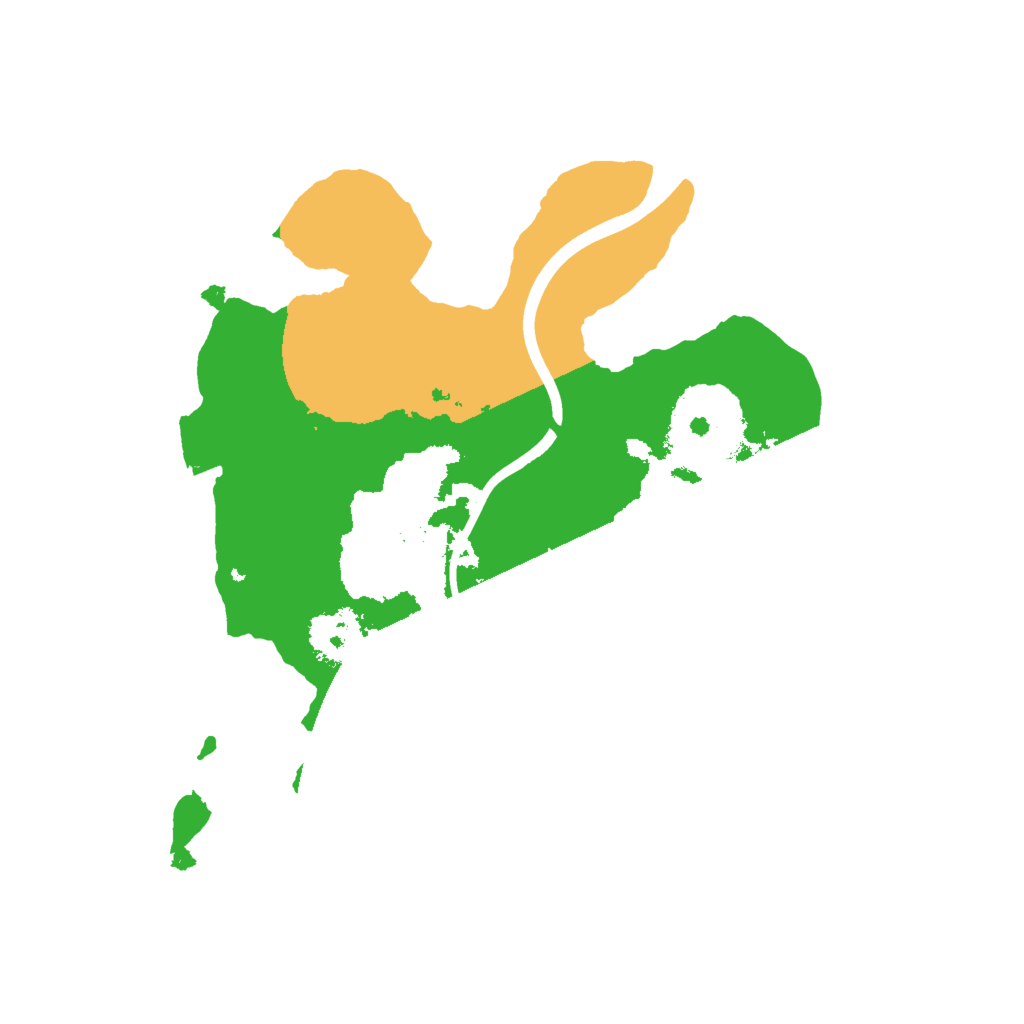 Biome Rust Map: Procedural Map, Size: 2000, Seed: 50550