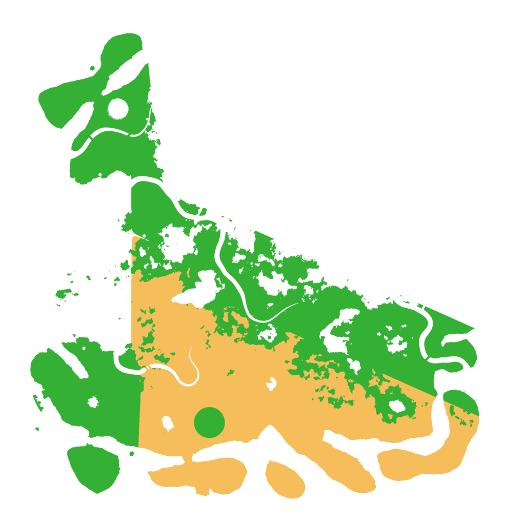 Biome Rust Map: Procedural Map, Size: 4500, Seed: 490942481