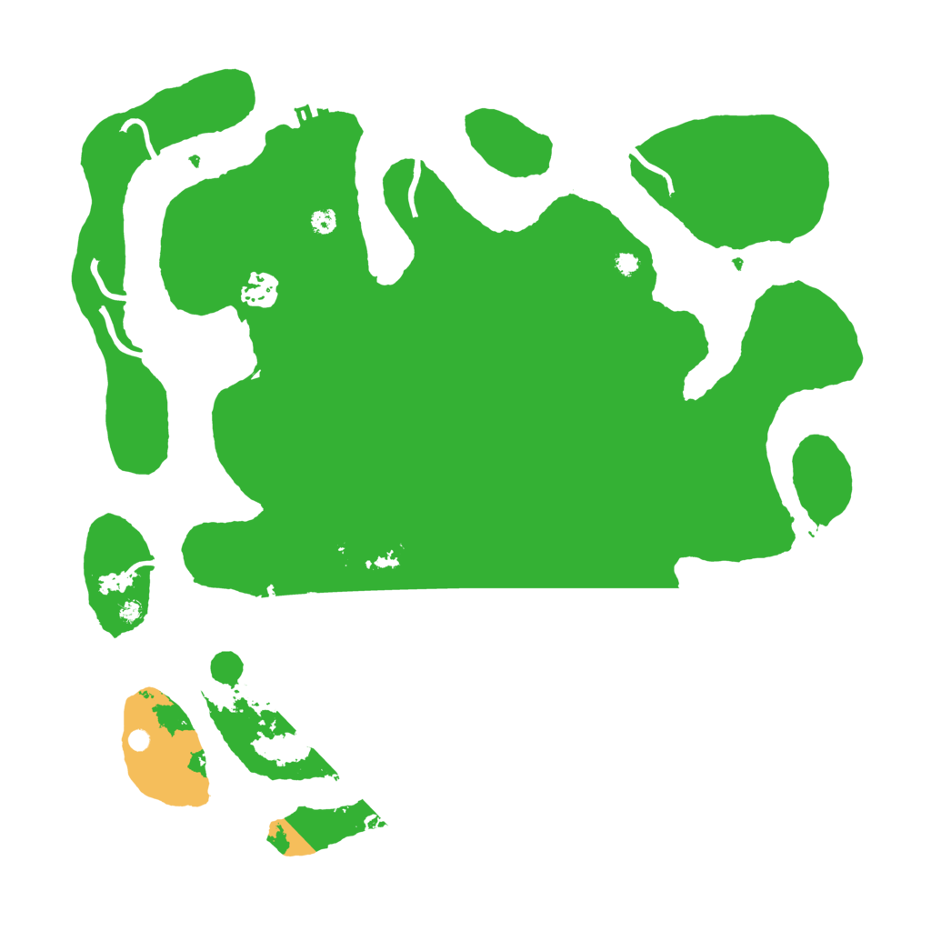 Biome Rust Map: Procedural Map, Size: 3800, Seed: 9900