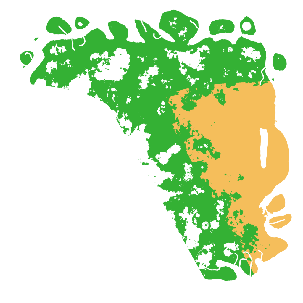 Biome Rust Map: Procedural Map, Size: 6000, Seed: 301130420