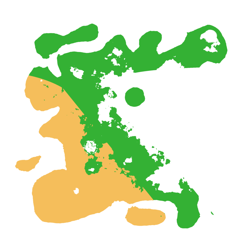 Biome Rust Map: Barren, Size: 3500, Seed: 1337