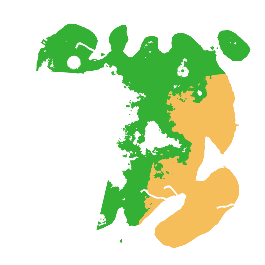 Biome Rust Map: Procedural Map, Size: 3500, Seed: 75739339