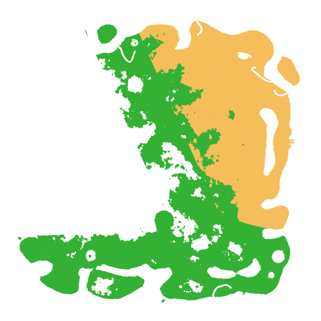 Biome Rust Map: Procedural Map, Size: 4500, Seed: 6485