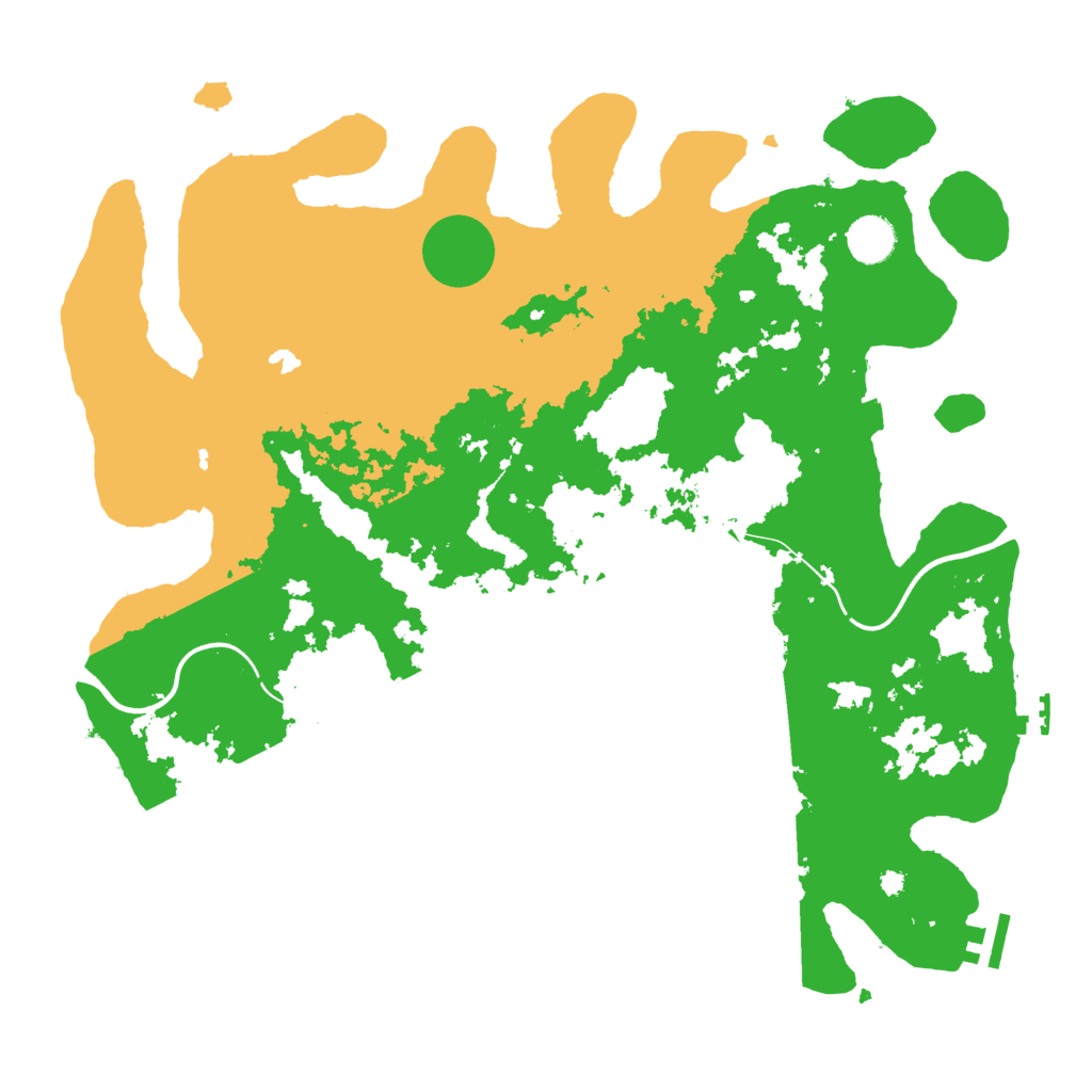 Biome Rust Map: Procedural Map, Size: 4000, Seed: 688719983